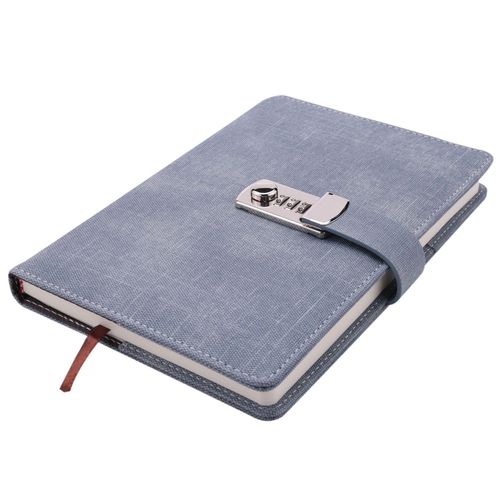 Shop 915 Generation Password Notebook Paper Lockable Portable Book PU ...