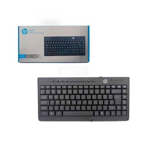 product_image_name-Hp-K600 Mini Wired Multimedia Keyboard - Black-1