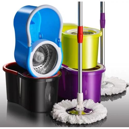 AD 360 Rotating Mop + Bucket- Multicolor