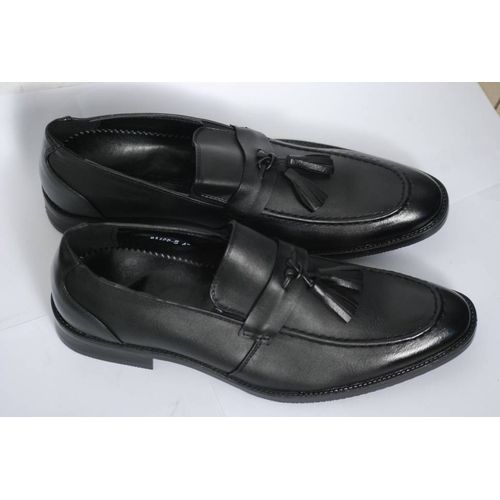 Shop White Label Leather Tassel Shoes - Black Online | Jumia Ghana