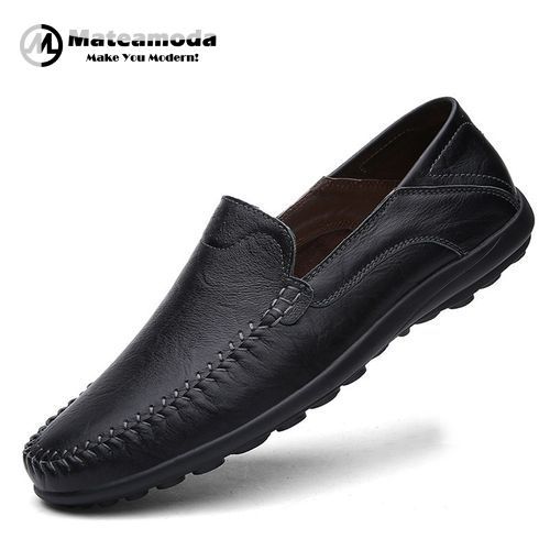 product_image_name-Mateamoda-Men Shoes Loafers Casual Shoes Slip-Ons Business Loafers Formal Shoes - Black - Black - EU 40-1