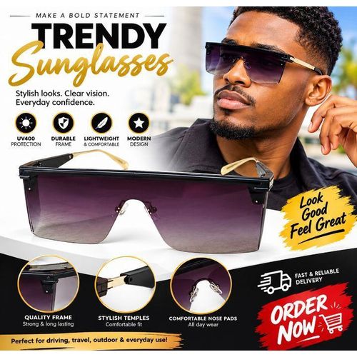 AD Classic Men's Sun Glasses - Black