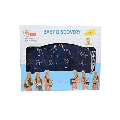 Baby Discovery 6 Ways Adjustable Baby Carrier - Blue - image 2
