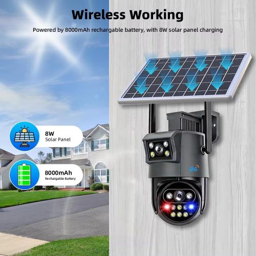 Generic Double Lens 4G Solar Camera - image 3