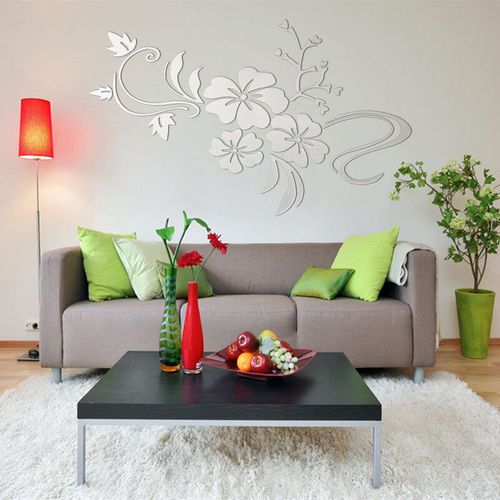 Shop Generic Acrylic 3D Decorative Wall Sticker Mirror