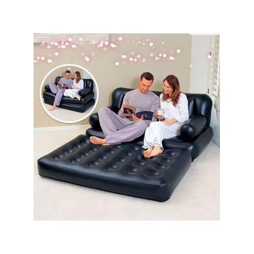 product_image_name-White Label-5-In-1 200Kg Max Load Inflatable Flocked Sofa Bed (L74 x W60 x H25)inches-3