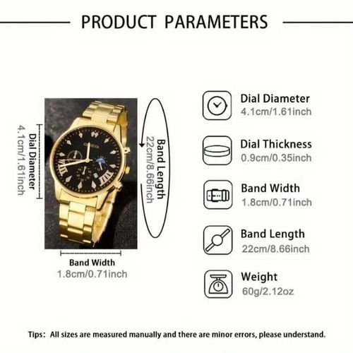 product_image_name-Genres-Stainless Steel Quartz Watch -3