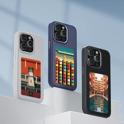 product_image_name-Vodra-NFC Personalised Picture Changing AI Phone Case - Black-7