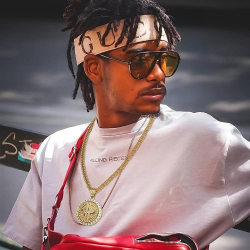 product_image_name-ARHANORY-Men Necklaces with Cuban Chain Rotatable "$" Pendant Chain Hip Hop Jewelry - Gold-2