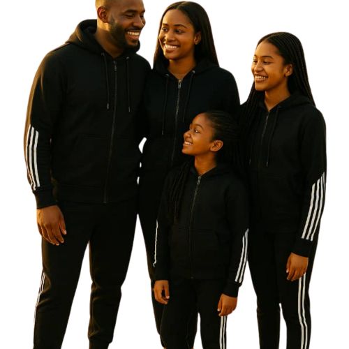 product_image_name-Generic- Unisex Hoodie & Jogger Set - Black-3