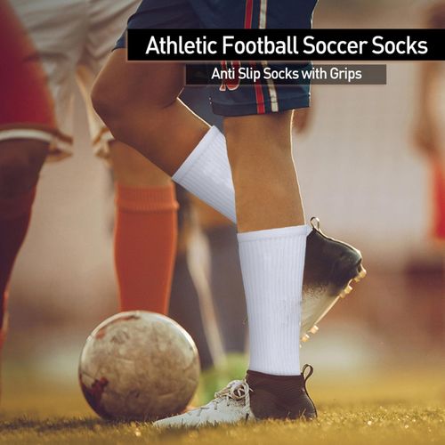 product_image_name-Generic-1 Pair Outdoor Sports Running Socks Stretch Socks Athletic Football Soccer Socks Anti Slip Socks with Grips-5