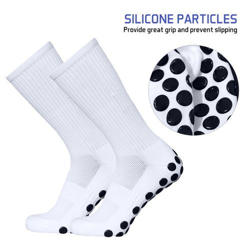 product_image_name-Generic-1 Pair Outdoor Sports Running Socks Stretch Socks Athletic Football Soccer Socks Anti Slip Socks with Grips-6