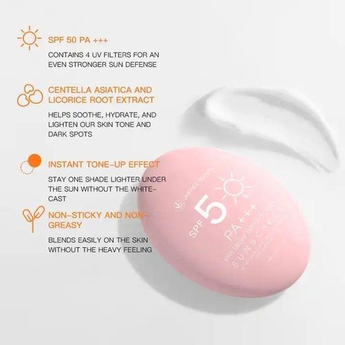 product_image_name-Disaar-SPF 50 PA+++ Brightening Premium Sunscreen Gel-Cream - 50g-5