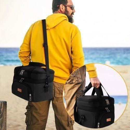 product_image_name-Generic-Sac Isotherme Multifonctionnel En Tissu Oxford, Sac Alimentaire Portable, Sac à Lunch-4