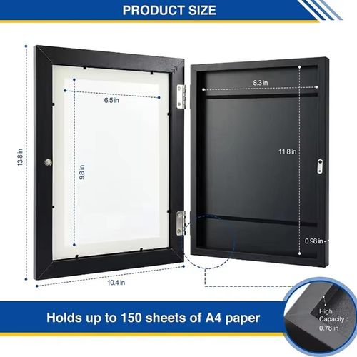 Generic Kids Art Frames Magnetic Front Open Changeable Display Home Decor - image 6