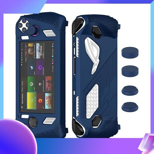 Compatible with Rog Ally Handheld Case | Non-Slip Soft Silicone Protective  Case Protector | Game Console Skin Cover with 4 Thumb Grips for Rog Ally