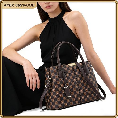 product_image_name-ASHION-Chic PU Leather Tote Bag For Women  Lightweight Durable Versatile-6