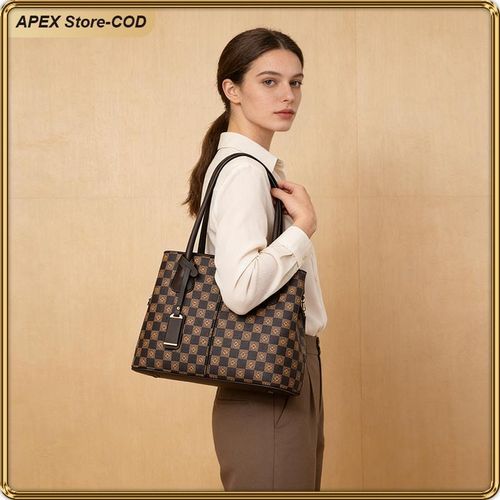 product_image_name-ASHION-Chic PU Leather Tote Bag For Women  Lightweight Durable Versatile-8