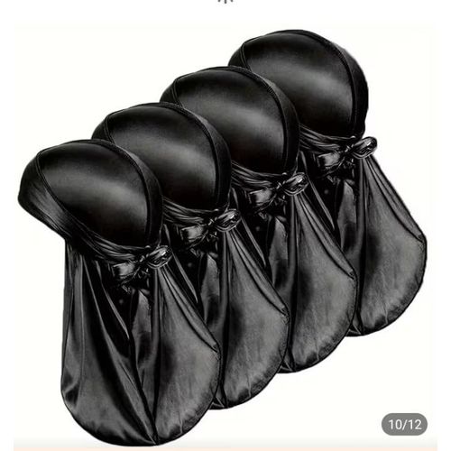 AD Ex Men Classic Durag Wrap - Black - image 3