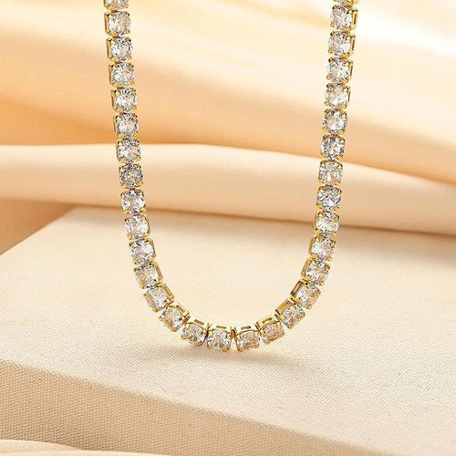Generic Crown Ice Tennis Chain - 5mm 20inch