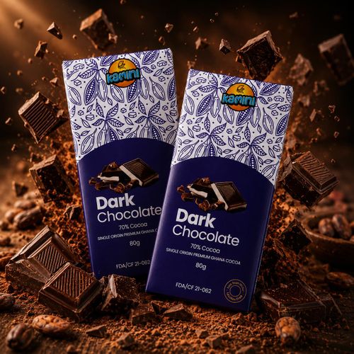 Kamini Dark Chocolate Bar – 80g x 2 Pieces