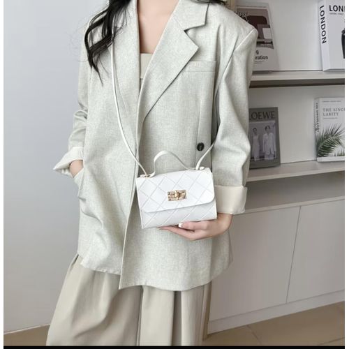 product_image_name-Generic-Chic Minimalist Solid Color Square Bag-1