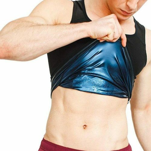 Generic Men Polymer Sweat Sauna Shaper Vest Body Shaper Waist