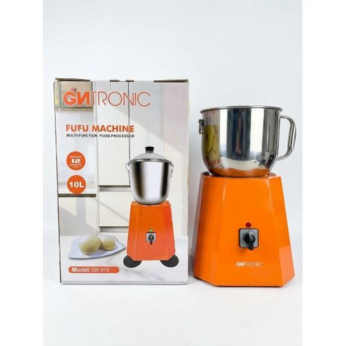 CNTRONIC Electric Fufu Machine & Multi-Function Food Processor 10L