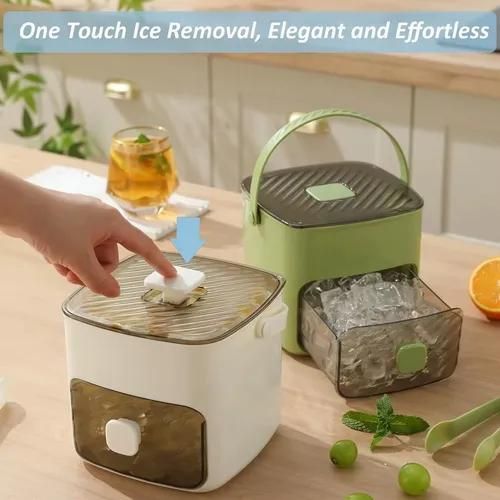 Generic 48 Grid Ice Cube Mold Reusable Refrigerator Maker Food Grade Ice Storage Box Home Ice Making Tool - image 3
