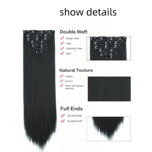 SA Long straight hair wig piece - image 2