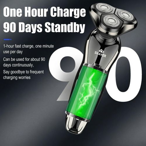 Generic 3-in-1 Electric Shavers For Men Set USB Rechargeable Washable LED Displa - image 6
