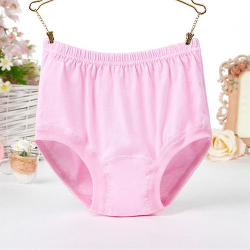 Women Middle-aged Cotton Panties Underwear Comfortable High Waist