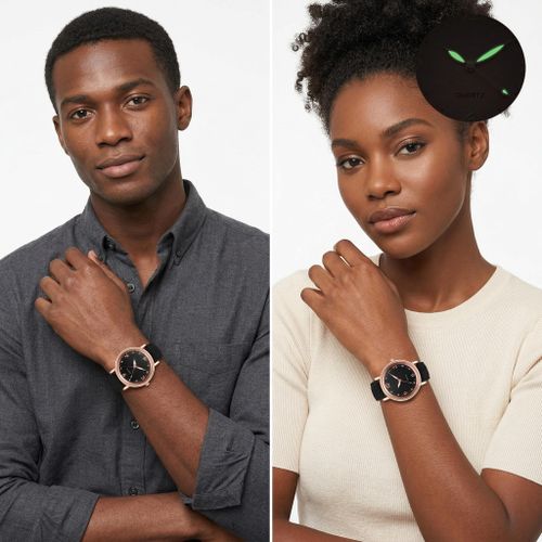 Fashion Women's Watch Luminous - Black - image 2
