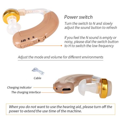 product_image_name-Generic-USB Rechargeable Super Ear Hearing Aid Adjustable Sound-6