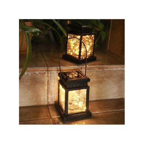 Generic Solar Hanging Garden String Light – Rainproof Outdoor LED Landscape Decoration - Warm White - image 4