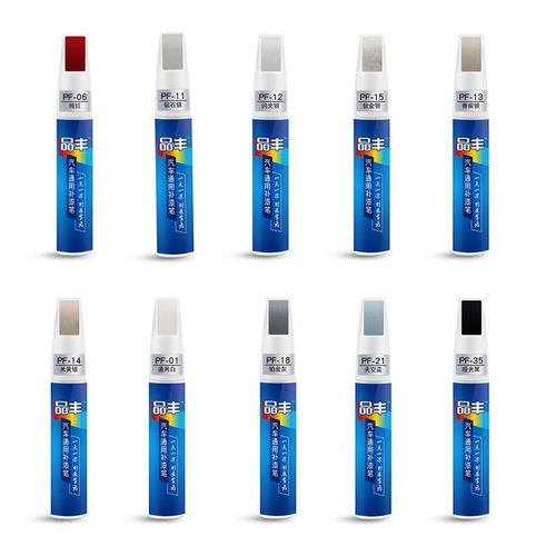 12 Car Touch Up Paint Pen Marker Scratch Repair Coat Universal Silver and Clear