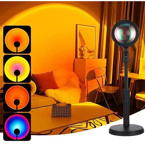 product_image_name-WakeView-USB Powered Remote Control 20-Color Sunset Lamp/Projector-4