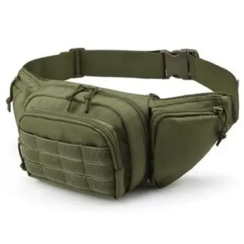 product_image_name-AD-Casual Men's Waist Bag - Green -1