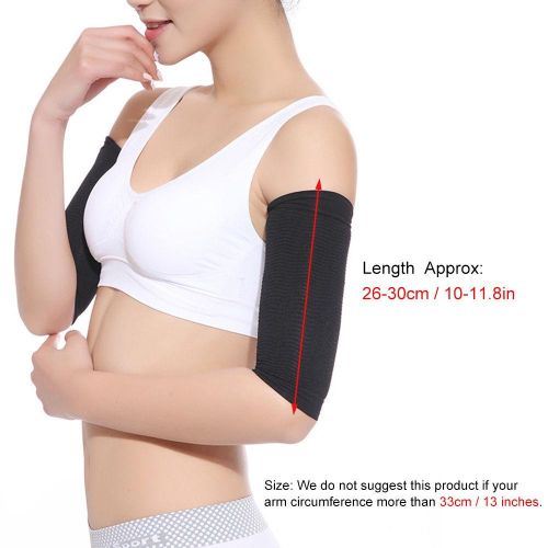 Shop Generic 1Pair Upper Arm Slimming Shaper Wrap Arm Compression Sleeve  Weight Loss Online