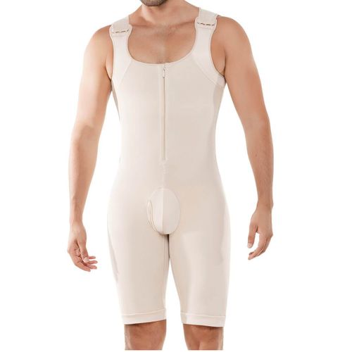 Shop Generic Men's Shapewear Bodysuit Tummy Control Compression Slimming  Full Body Shaper Workout Abs Abdomen Underwear Plus Size Open  Crotch(#Beige) Online