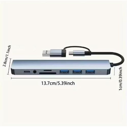 Generic 8-in-2 Multi-Function Hub - image 6