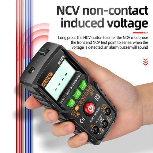 Generic  ANENG M108 Smart Digital Multimeter Auto Range 4000 Counts NCV With Backlight Flashlight - image 4
