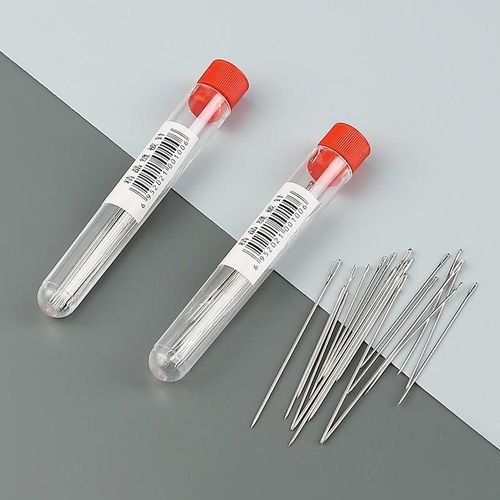 Generic 36pcs Stainless Steel Large Eye Blunt Needles Yarn Knitting Tapestry