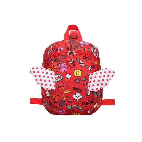 RED BAG, BACKPACK, ANTI LOST BACKPACK, CHILDREN BACKPACK, KIDS BAKPACK