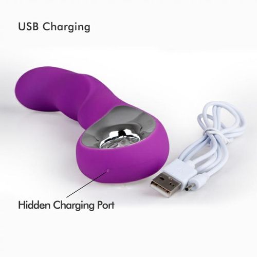 product_image_name-Generic-Women G-Spot Vibrator USB Rechargeable Wand Discreet  Handhold Vagina  Massager Sex Toy Adult Gift For Ladies Girlfriend Wife-5