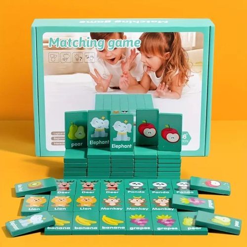 product_image_name-Generic-Wooden matching games, fruit and animal solitaire games, dominoes games, elimination games, memory chess, interactive tabletop games for family gatherings, educational toys.-6