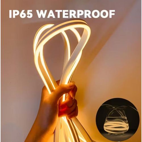 product_image_name-Generic-5M/16.4FT Warm White Waterproof Flexible LED Light Strip,Interior Exterior Car Truck Styling  Glow String Tube - With EU Plug - For Indoor and Outdoor Decoration-7