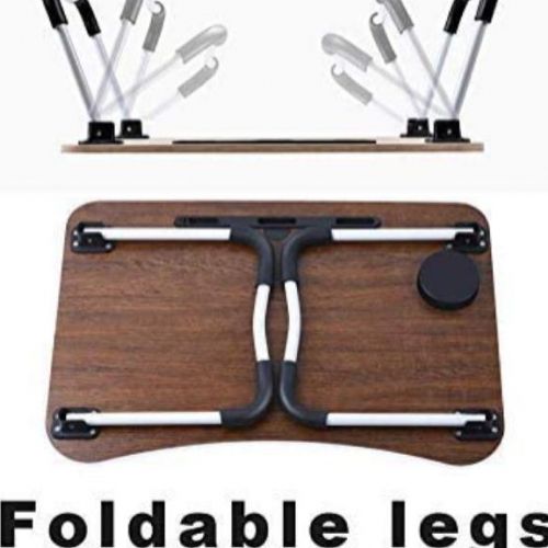 product_image_name-Generic-Portable Laptop Study Bed Table - Pink-2