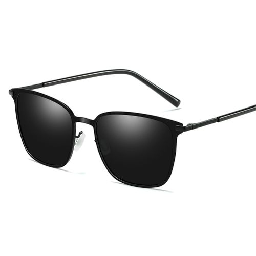 Shop Generic Square Metal Frame Men's Sunglasses HD Polarized Sun glasses  Online