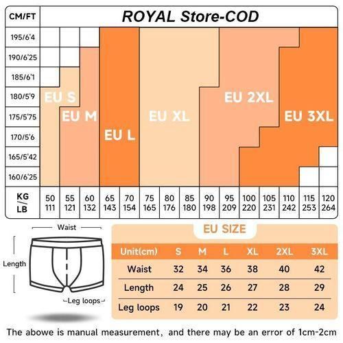 Fashion 3-Pack Men's Long Cotton  Briefs - Breathable, Comfortable, Durable - image 5